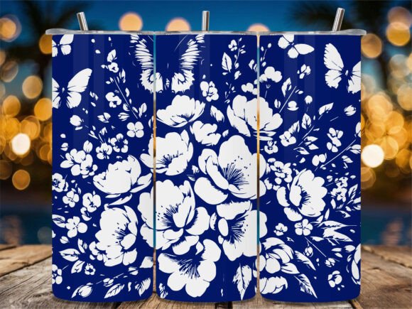 Blue Butterfly Floral Tumbler Review