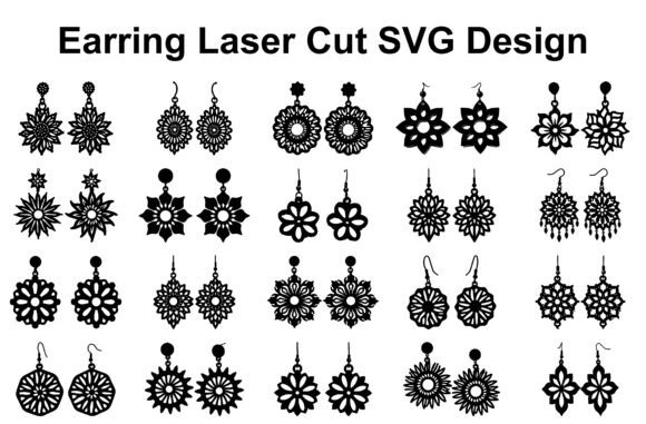 Bohemian Earrings SVG Bundle