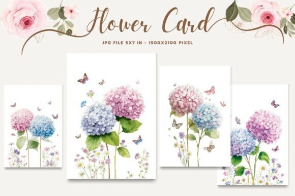 Flower Card Floral Greeting Postcard_25