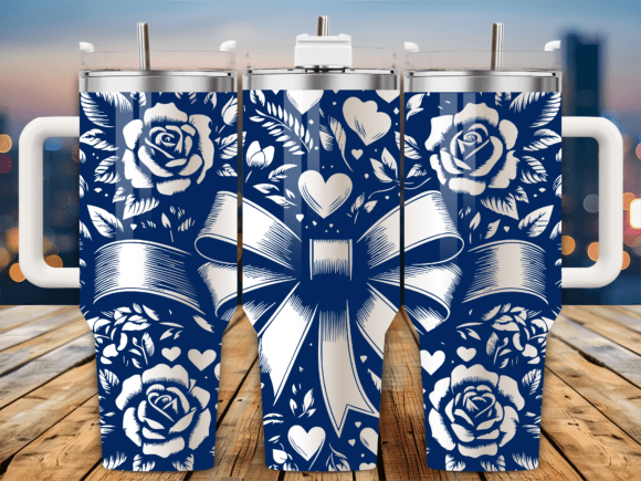 Romantic Bow Roses Floral