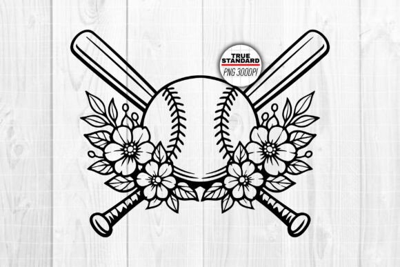 Softball and Baseball Floral
